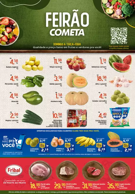 Catálogo Cometa Supermercados | Feirão Cometa | 2026-02-09T00:00:00.000Z - 2026-02-10T00:00:00.000Z