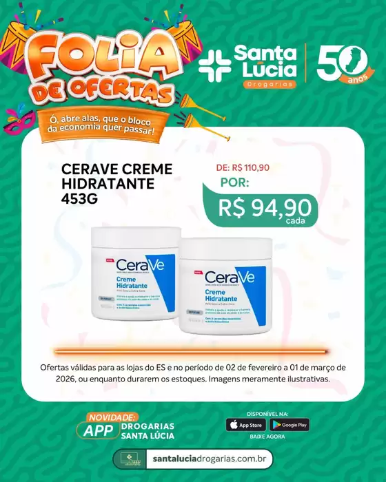 Catálogo Farmácia Santa Lúcia em Alecrim | Melhores ofertas para compradores econômicos | 2026-02-02T00:00:00.000Z - 2026-03-01T00:00:00.000Z