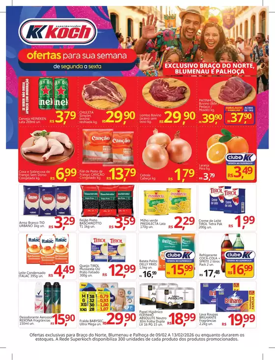 Catálogo Supermercados Koch em São Paulo | Ofertas especiais atraentes para todos | 2026-02-09T00:00:00.000Z - 2026-02-13T00:00:00.000Z