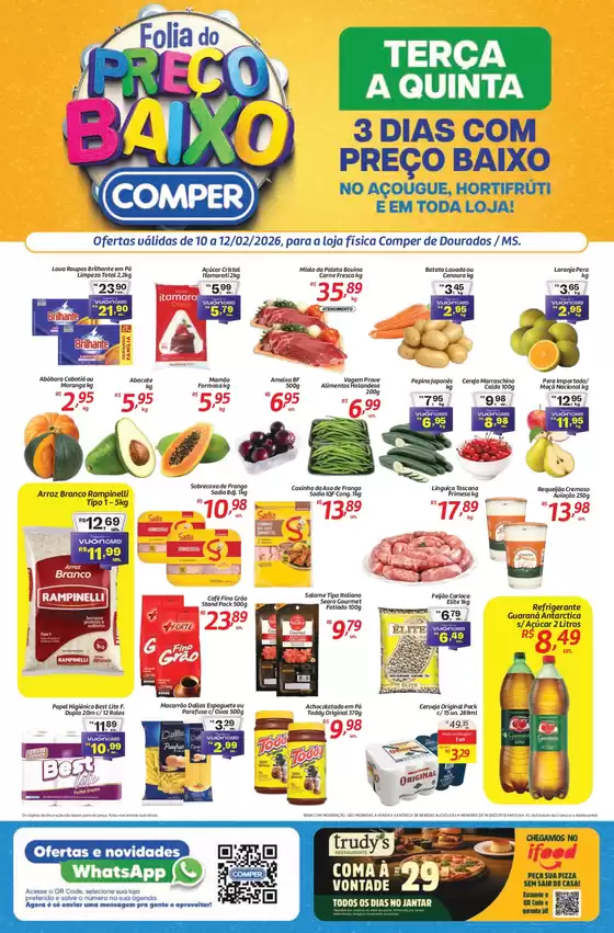 Catálogo Comper em Indaiatuba | Folia de Preço Baixo | 2026-02-10T00:00:00.000Z - 2026-02-12T00:00:00.000Z