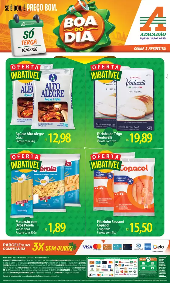 Catálogo Atacadão em Indaiatuba | Atacadão - Boa do Dia | 2026-02-10T00:00:00.000Z - 2026-02-10T00:00:00.000Z