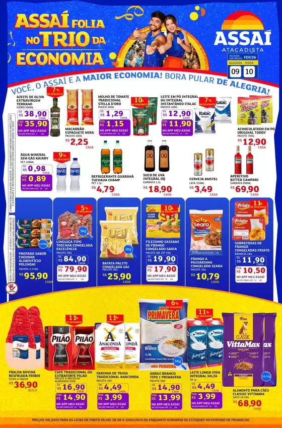 Catálogo Assaí Atacadista em Silva Jardim | Melhores ofertas para todos os caçadores de pechinchas | 2026-02-09T00:00:00.000Z - 2026-02-10T00:00:00.000Z