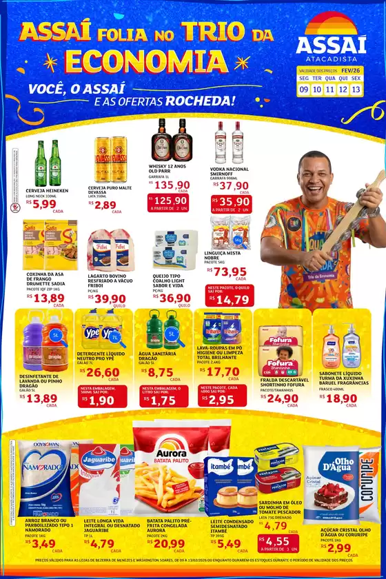 Catálogo Assaí Atacadista em Silva Jardim | Grandes descontos em produtos selecionados | 2026-02-09T00:00:00.000Z - 2026-02-13T00:00:00.000Z