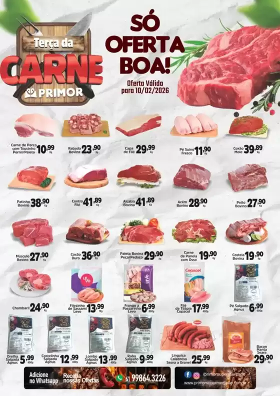 Catálogo Primor Supermercado em Rio Claro | Terça Da Carne | 2026-02-10T00:00:00.000Z - 2026-02-10T00:00:00.000Z