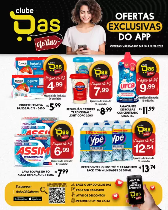 Catálogo Rede DAS em Rio Claro | Ofertas Exclusivas DO APP | 2026-02-10T00:00:00.000Z - 2026-02-12T00:00:00.000Z