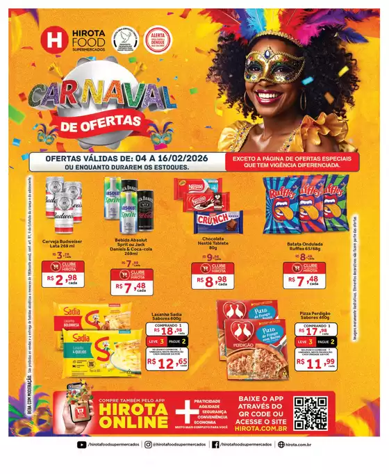 Catálogo Hirota Food Express em Curitiba | Tabloide Quinzenal 04 a 16 02 2026 | 2026-02-10T00:00:00.000Z - 2026-02-16T00:00:00.000Z