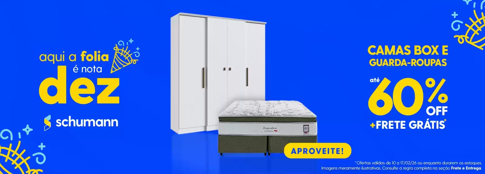 Catálogo Schumann em Juiz de Fora | Ótima oferta para todos os clientes | 2026-02-10T00:00:00.000Z - 2026-02-17T00:00:00.000Z