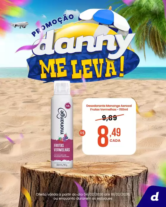 Catálogo Danny Cosméticos em Belo Horizonte | Ofertas exclusivas e pechinchas | 2026-02-04T00:00:00.000Z - 2026-02-18T00:00:00.000Z