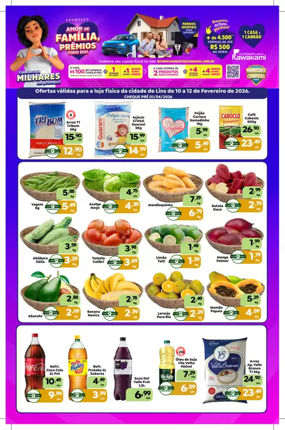 Catálogo Supermercados Kawakami em Rio Branco | Ofertas - Lins | 2026-02-10T00:00:00.000Z - 2026-02-12T00:00:00.000Z
