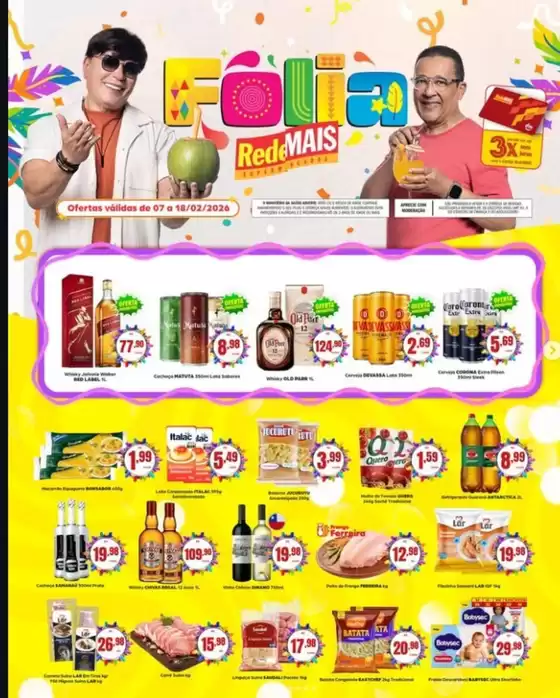 Catálogo Rede Mais Supermercados em Rio Branco | Folia  | 2026-02-10T00:00:00.000Z - 2026-02-18T00:00:00.000Z