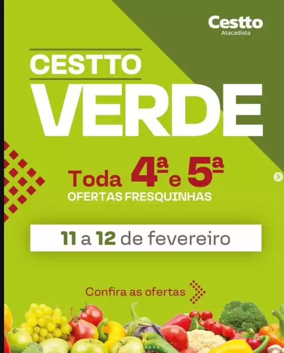 Catálogo Cestto Atacadista em São Gonçalo | Cestto Verde | 2026-02-11T00:00:00.000Z - 2026-02-12T00:00:00.000Z