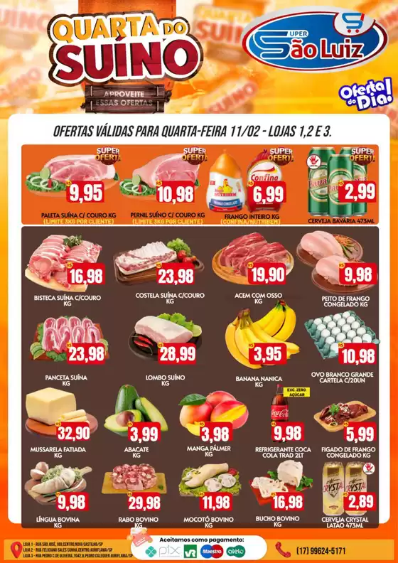 Catálogo Super São Luiz | Quarta do suino | 2026-02-11T00:00:00.000Z - 2026-02-11T00:00:00.000Z