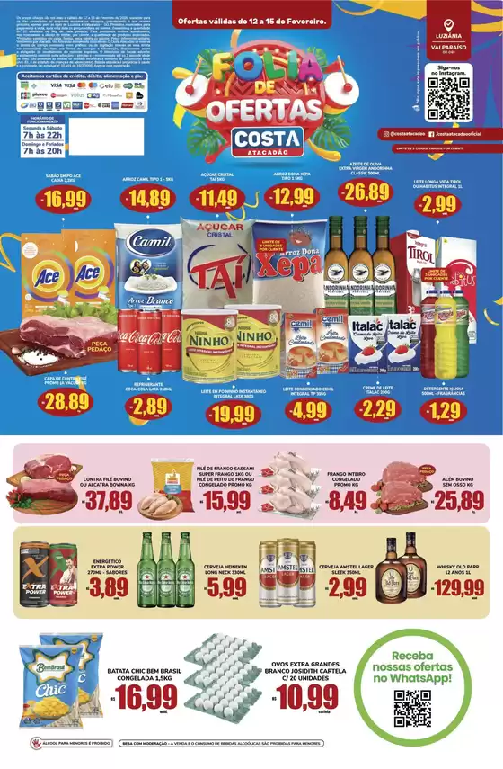 Catálogo Costa Atacadão em Jardinópolis | Ofertas exclusivas | 2026-02-12T00:00:00.000Z - 2026-02-15T00:00:00.000Z