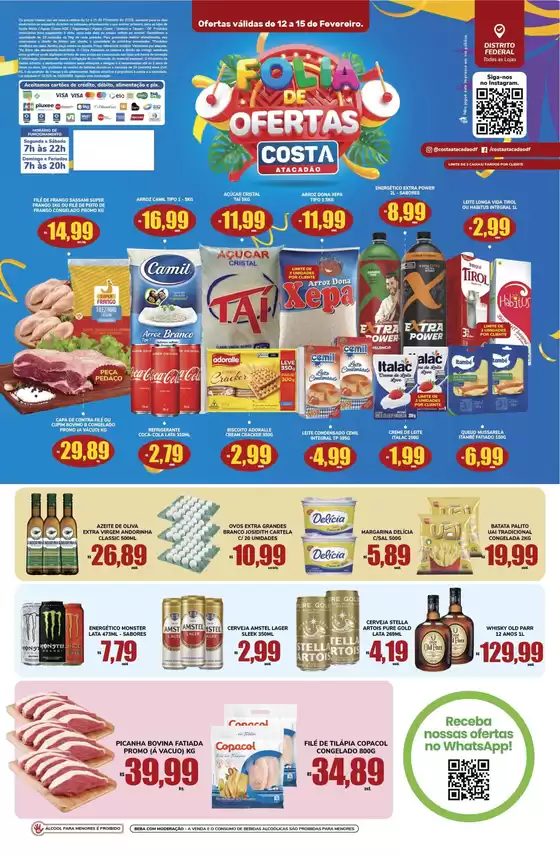 Catálogo Costa Atacadão em Jardinópolis | Ofertas para caçadores de pechinchas | 2026-02-12T00:00:00.000Z - 2026-02-15T00:00:00.000Z