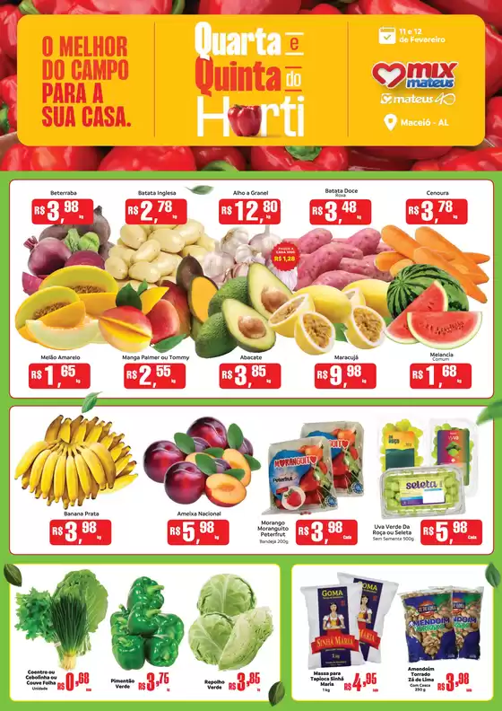 Catálogo Supermercados Mateus em Jardinópolis | Dia da Feira | 2026-02-11T00:00:00.000Z - 2026-02-12T00:00:00.000Z