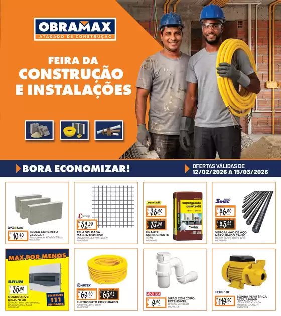 Catálogo Obramax em Guarulhos | Encarte Obramax | 2026-02-12T00:00:00.000Z - 2026-03-15T00:00:00.000Z