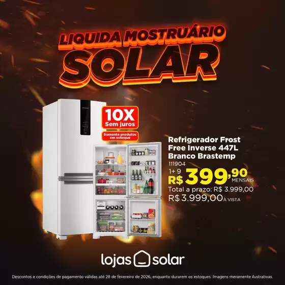 Catálogo Lojas Solar em Guarulhos | Promoções especiais em andamento | 2026-02-12T00:00:00.000Z - 2026-02-28T00:00:00.000Z