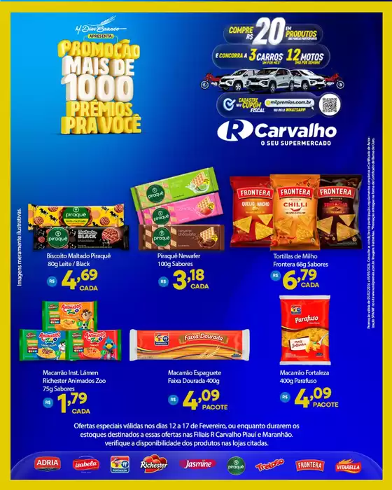Catálogo R Carvalho Supermercado em Caieiras | Ofertas Especiais  | 2026-02-12T00:00:00.000Z - 2026-02-17T00:00:00.000Z