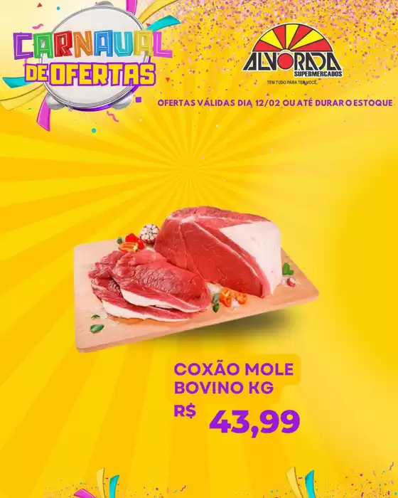 Catálogo Alvorada Supermercados em Caieiras | Ofertas exclusivas | 2026-02-12T00:00:00.000Z - 2026-02-12T00:00:00.000Z