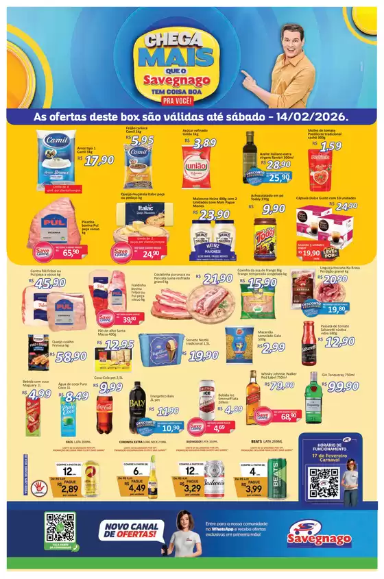 Catálogo Supermercado Savegnago em Caieiras | ofertas do Savegnago Jaboticabal | 2026-02-12T00:00:00.000Z - 2026-02-14T00:00:00.000Z