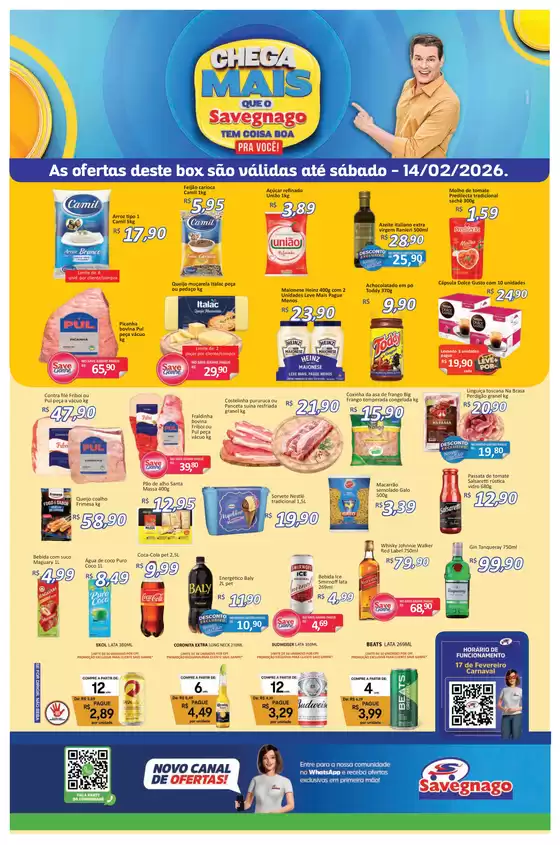 Catálogo Supermercado Savegnago em Caieiras | ofertas Savegnago Matão | 2026-02-12T00:00:00.000Z - 2026-02-14T00:00:00.000Z