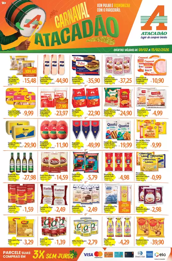 Catálogo Atacadão em Rio de Janeiro | Melhores ofertas para todos os caçadores de pechinchas | 2026-02-12T00:00:00.000Z - 2026-02-15T00:00:00.000Z