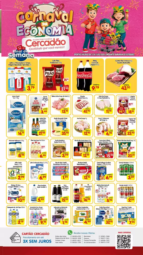 Catálogo Cercadão em São Bernardo do Campo | Carnaval Da Economia | 2026-02-13T00:00:00.000Z - 2026-02-15T00:00:00.000Z