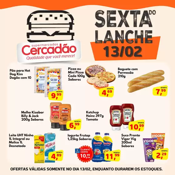 Catálogo Cercadão em São Bernardo do Campo | Sexta Do Lanche | 2026-02-13T00:00:00.000Z - 2026-02-13T00:00:00.000Z