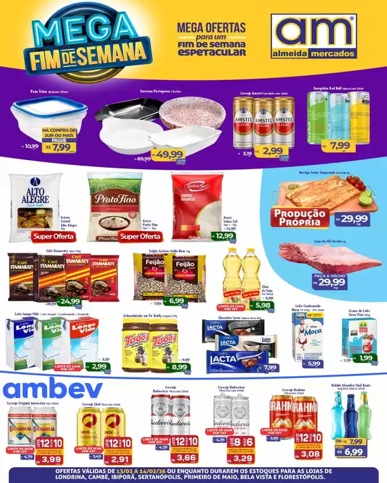 Catálogo Almeida Mercados em São Bernardo do Campo | Mega Fim de Semana | 2026-02-13T00:00:00.000Z - 2026-02-14T00:00:00.000Z