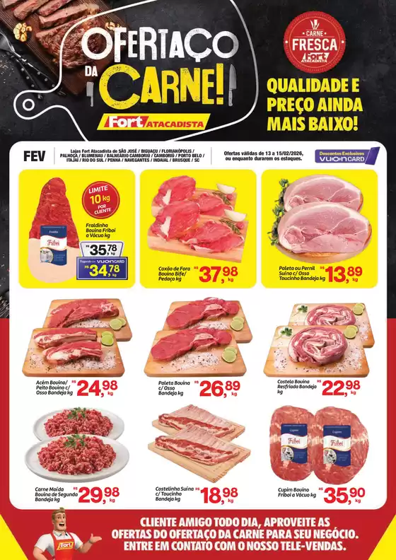 Catálogo Fort Atacadista em Cariacica | SC Fort Ofertaco da Carne 13 a 15 FEV 26 Regional | 2026-02-13T00:00:00.000Z - 2026-02-15T00:00:00.000Z