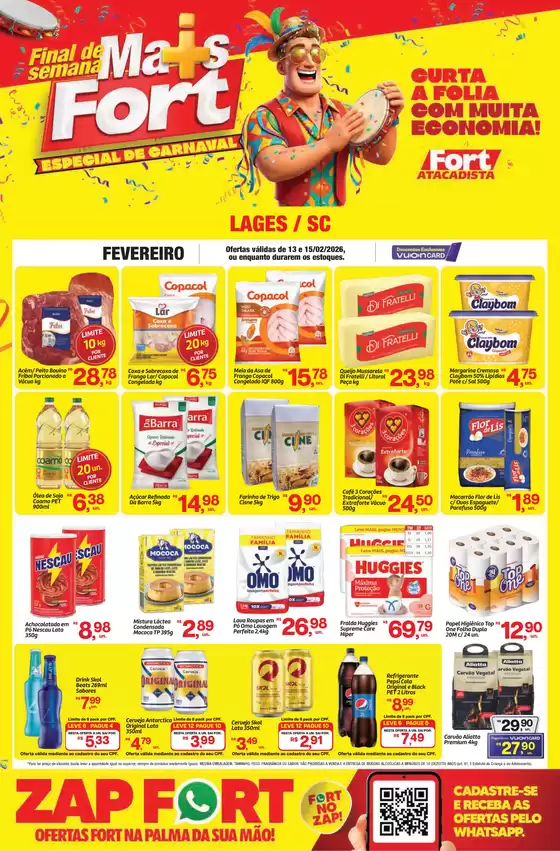 Catálogo Fort Atacadista em Cariacica | SC Fort Fim de Semana 13 a 15 FEV 26 Lages | 2026-02-13T00:00:00.000Z - 2026-02-15T00:00:00.000Z