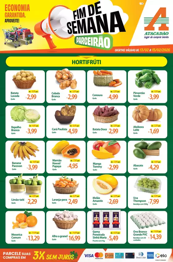 Catálogo Atacadão em São Paulo | Atacadão - Fim de Semana | 2026-02-13T00:00:00.000Z - 2026-02-15T00:00:00.000Z