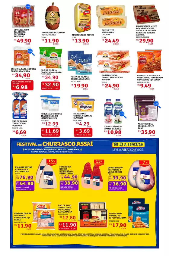 Catálogo Assaí Atacadista em São Paulo | Nossas melhores pechinchas | 2026-02-13T00:00:00.000Z - 2026-02-15T00:00:00.000Z