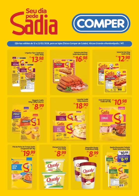 Catálogo Comper em Guaramirim | Economize agora com nossas ofertas | 2026-02-12T00:00:00.000Z - 2026-02-22T00:00:00.000Z