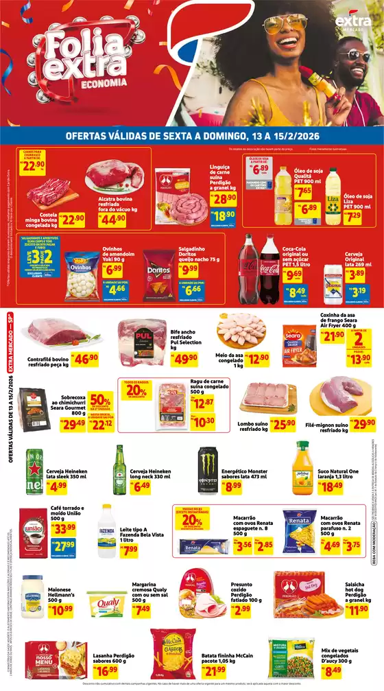Catálogo Extra em São Paulo | Novas ofertas para descobrir | 2026-02-13T00:00:00.000Z - 2026-02-15T00:00:00.000Z