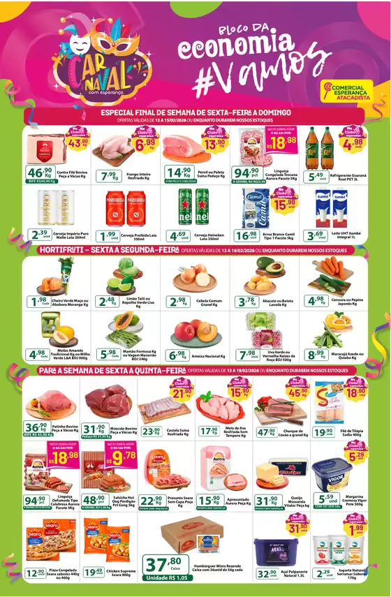 Catálogo Comercial Esperança em Ibirama | Ofertas exclusivas | 2026-02-13T00:00:00.000Z - 2026-02-19T00:00:00.000Z
