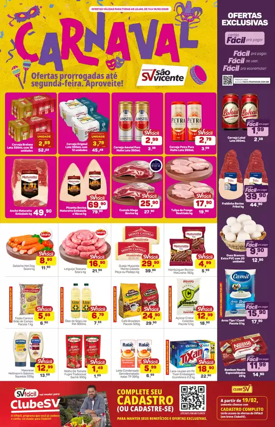 Catálogo Supermercados São Vicente | Ofertas exclusivas e pechinchas | 2026-02-13T00:00:00.000Z - 2026-02-16T00:00:00.000Z