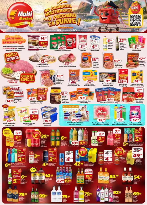 Catálogo Rede Multi Market em Guarulhos | Encarte Rede Multi Market | 2026-02-13T00:00:00.000Z - 2026-02-15T00:00:00.000Z