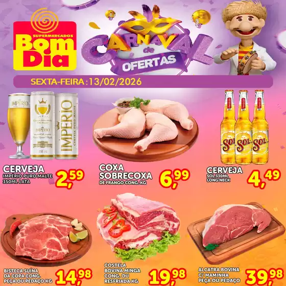Catálogo Supermercados Bom Dia | Carnaval De Ofertas | 2026-02-13T00:00:00.000Z - 2026-02-13T00:00:00.000Z