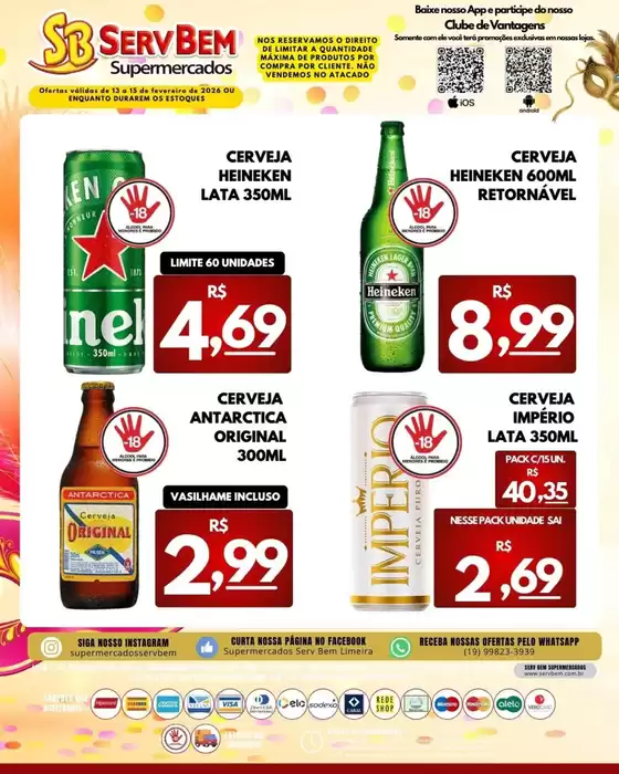 Catálogo ServBem | Ofertas ServBem | 2026-02-13T00:00:00.000Z - 2026-02-15T00:00:00.000Z