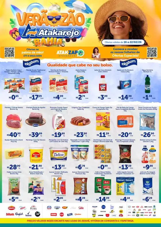 Catálogo Atakarejo | Grandes descontos em produtos selecionados | 2026-02-16T00:00:00.000Z - 2026-02-22T00:00:00.000Z