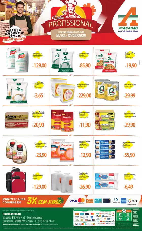 Catálogo Atacadão em Maracaju | Atacadão - Linha Profissional | 2026-02-16T00:00:00.000Z - 2026-02-17T00:00:00.000Z
