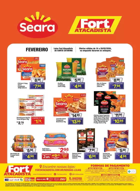 Catálogo Fort Atacadista em Maracaju | SC FORT Seara 16 a 28 FEV 26 | 2026-02-16T00:00:00.000Z - 2026-02-28T00:00:00.000Z