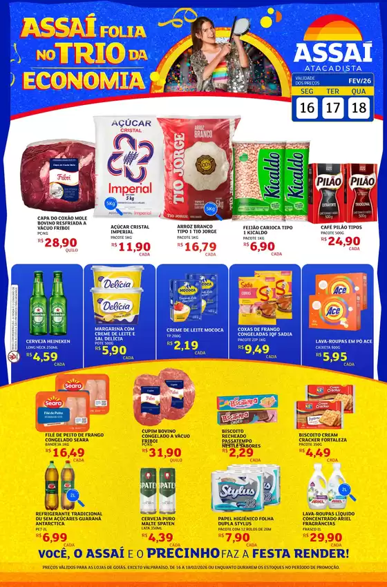 Catálogo Assaí Atacadista em Campinas | Promoções especiais em andamento | 2026-02-16T00:00:00.000Z - 2026-02-18T00:00:00.000Z