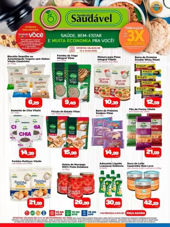 Catálogo Nordestão em Piracicaba | Ofertas Exclusivas  | 2026-02-16T00:00:00.000Z - 2026-02-24T00:00:00.000Z