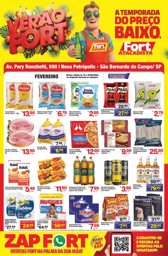 Catálogo Fort Atacadista em Mesquita | SP Fort Semanal 3ª Ed 16 a 20 FEV 26 Sao Bernardo | 2026-02-16T00:00:00.000Z - 2026-02-20T00:00:00.000Z
