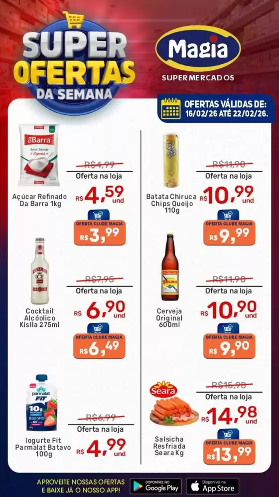 Catálogo Supermercados Magia | Super Ofertas Da Semana | 2026-02-17T00:00:00.000Z - 2026-02-22T00:00:00.000Z