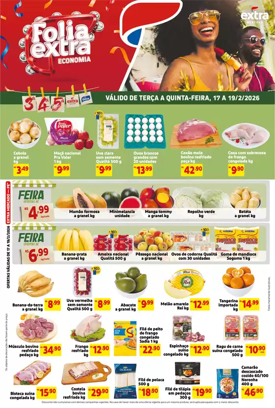 Catálogo Extra em Mesquita | Ofertas exclusivas e pechinchas | 2026-02-17T00:00:00.000Z - 2026-02-19T00:00:00.000Z