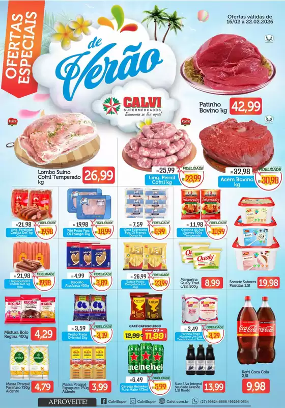 Catálogo Calvi Supermercados | Ofertas Especiais  | 2026-02-17T00:00:00.000Z - 2026-02-22T00:00:00.000Z