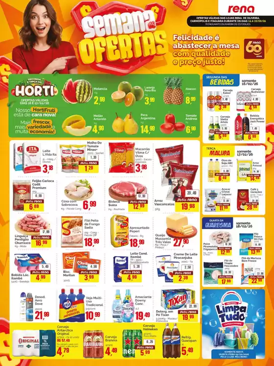 Catálogo Supermercados Rena | Melhores ofertas para todos os caçadores de pechinchas | 2026-02-16T00:00:00.000Z - 2026-02-22T00:00:00.000Z